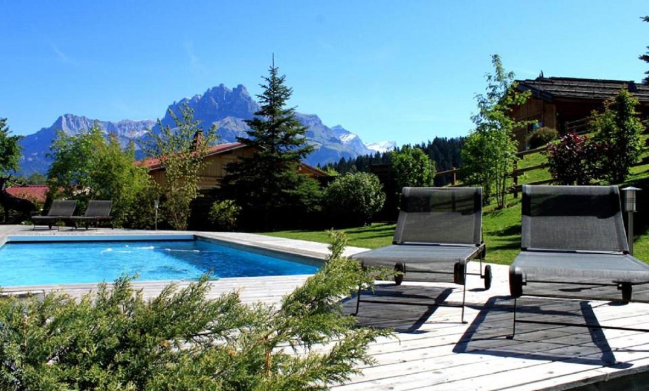 Le Cerf Amoureux Chalet Prive & Spa Sallanches Eksteriør bilde